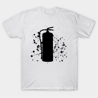 color fire extinguisher splat graffiti Design T-Shirt